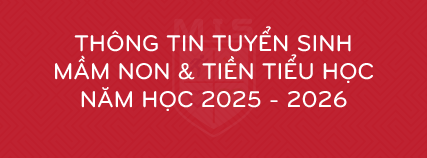 Poster tuyển sinh Mầm non - Tiền tiểu học