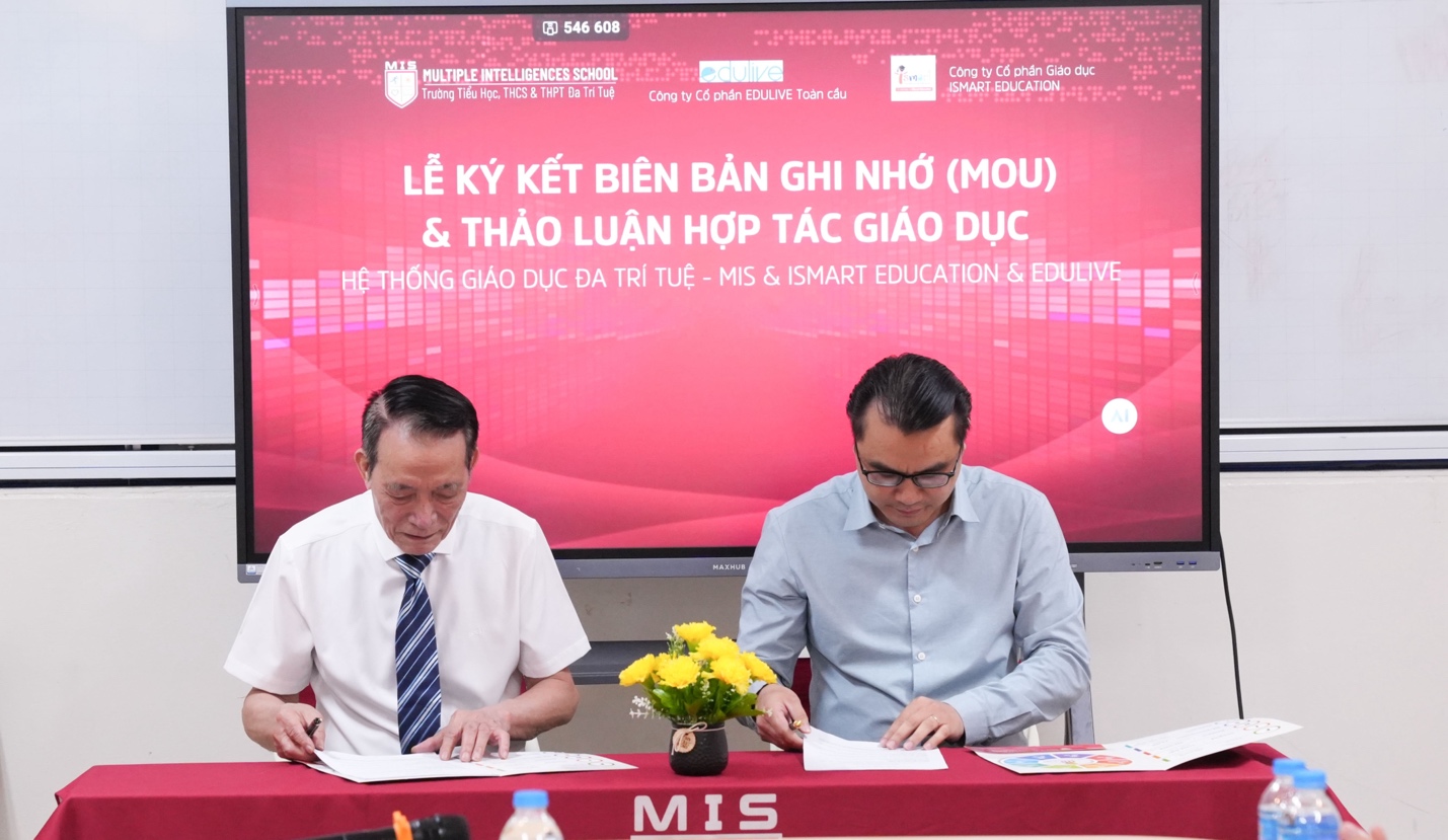 MIS KÝ KẾT HỢP TÁC CHIẾN LƯỢC VỚI ISMART VÀ EDULIVE, MỞ RỘNG TRẢI NGHIỆM HỌC TẬP THEO CHUẨN QUỐC TẾ