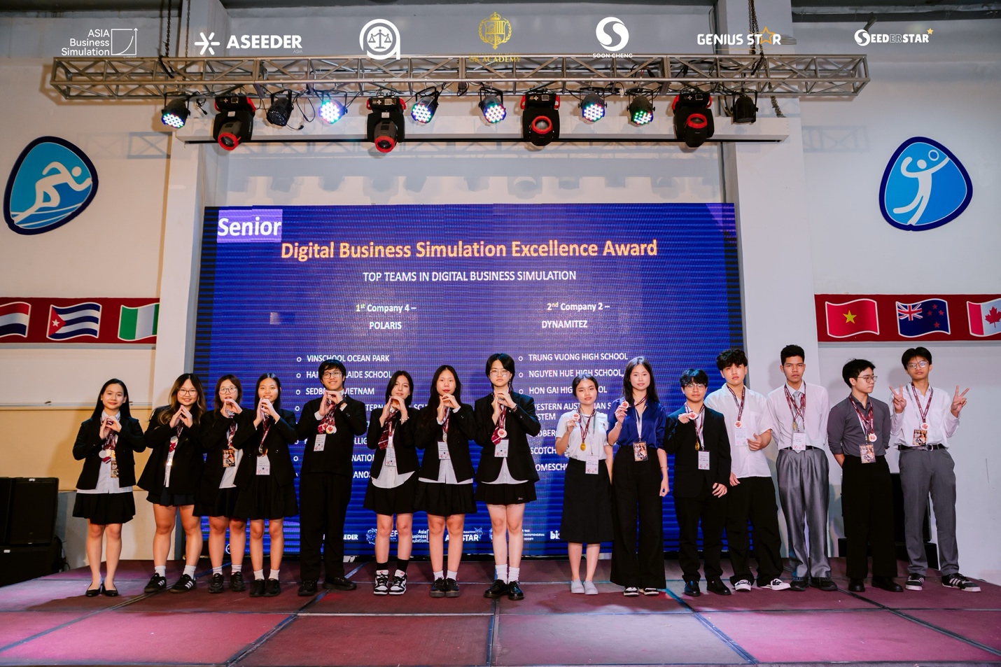 MIS VINH DANH HỌC SINH LÊ KHÁNH HOÀ ĐẠT GIẢI VÀNG CUỘC THI GIẢ LẬP DOANH NGHIỆP CHÂU Á 2026