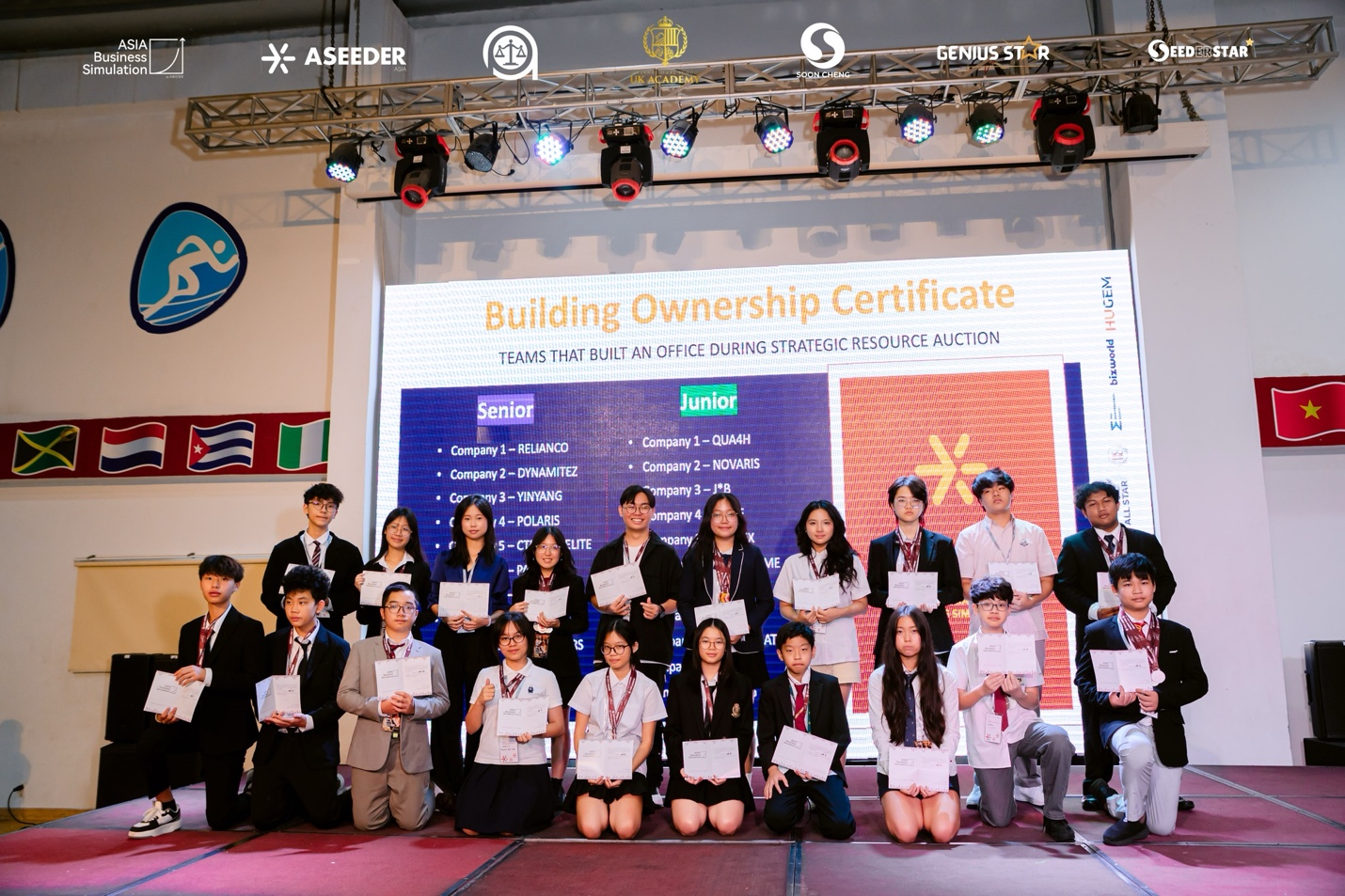 MIS VINH DANH HỌC SINH LÊ KHÁNH HOÀ ĐẠT GIẢI VÀNG CUỘC THI GIẢ LẬP DOANH NGHIỆP CHÂU Á 2026