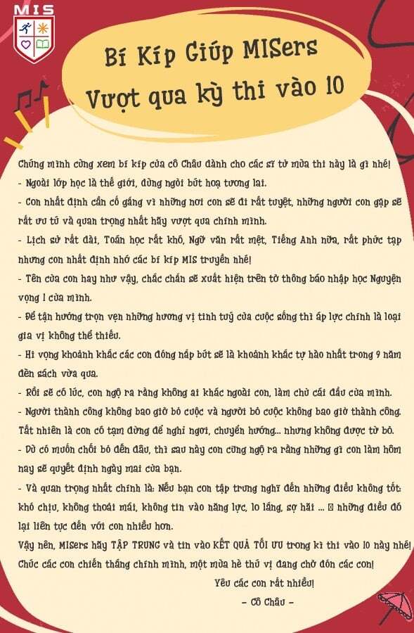 BÍ KÍP CỦA CÔ CHÂU