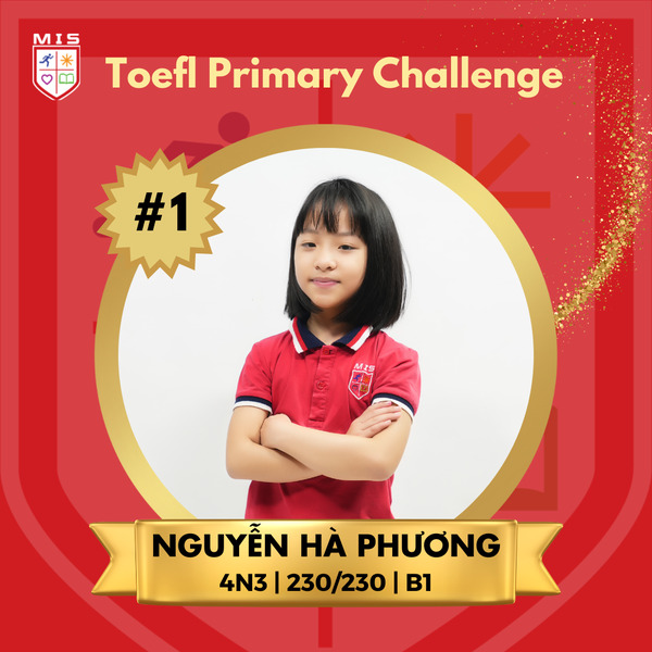 VINH DANH HỌC SINH TOEFL PRIMARY CHALLENGE – VÒNG 2