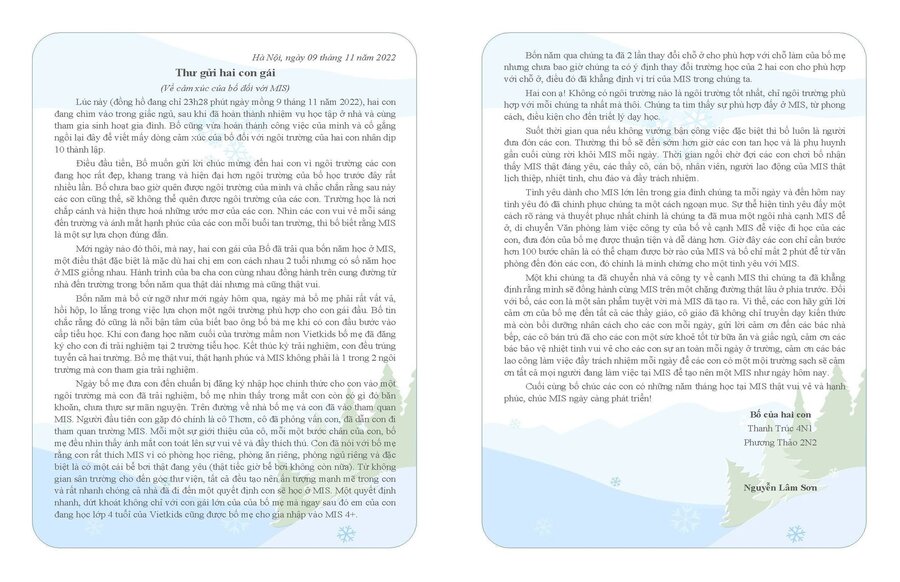 MIS TRONG TÔI LÀ..