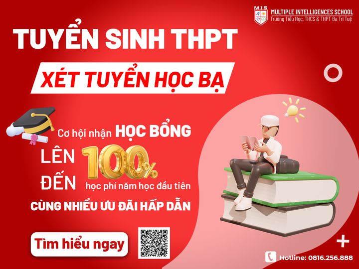 THÔNG BÁO TUYỂN SINH 2023 – 2024 – XÉT TUYỂN HỌC SINH LỚP 10 VÀO MIS