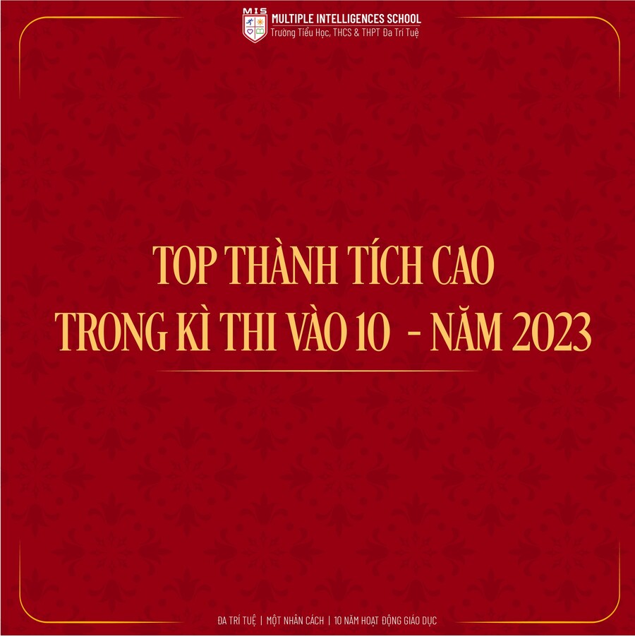 TOP 10 MISERS CÓ TỔNG ĐIỂM CAO NHẤT – TRONG KỲ THI VÀO LỚP 10 TP. HÀ NỘI – NĂM HỌC 2022 – 2023