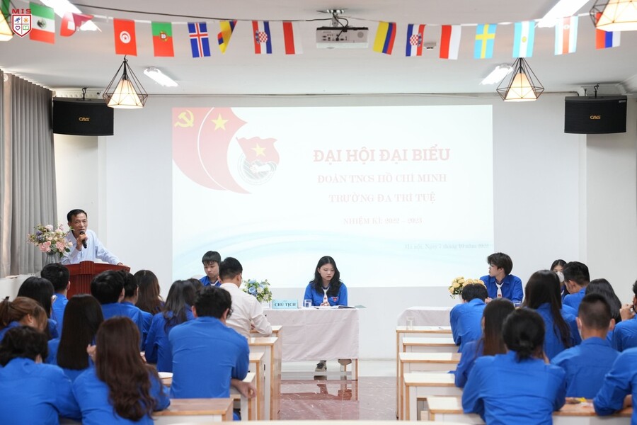 BAN CHẤP HÀNH ĐOÀN TRƯỜNG PHỔ THÔNG LIÊN CẤP ĐA TRÍ TUỆ MIS – TỔ CHỨC THÀNH CÔNG ĐẠI HỘI LIÊN CHI ĐOÀN NHIỆM KỲ 2022 – 2023