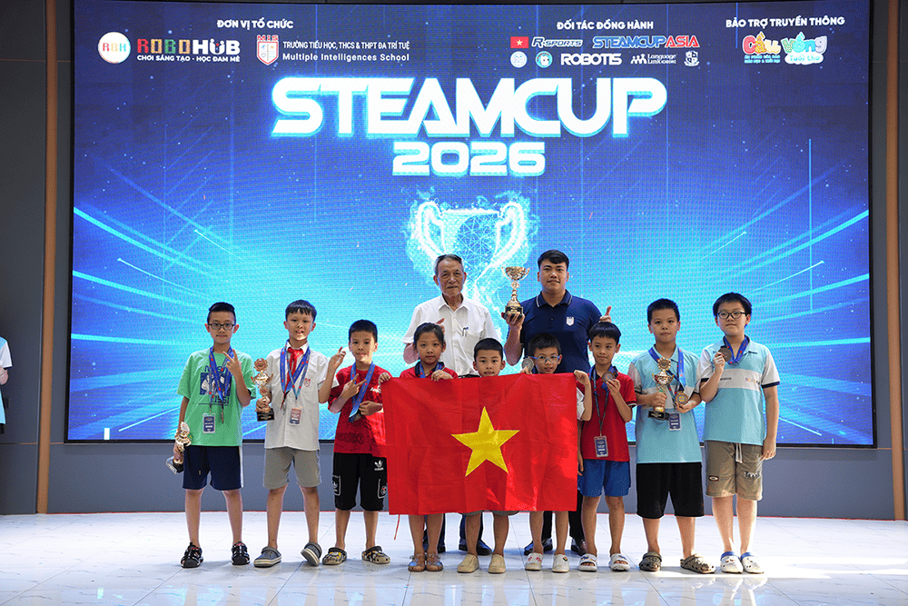 MIS DẪN ĐẦU ĐÔNG NAM Á TẠI STEAMCUP ASIA 2026 – KHẲNG ĐỊNH VỊ THẾ GIÁO DỤC CÔNG NGHỆ TIÊN PHONG