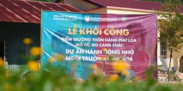 KHỞI CÔNG XÂY DỰNG ĐIỂM TRƯỜNG MẦM NON HÁNG PHỪ LOA – MÙ CANG CHẢI