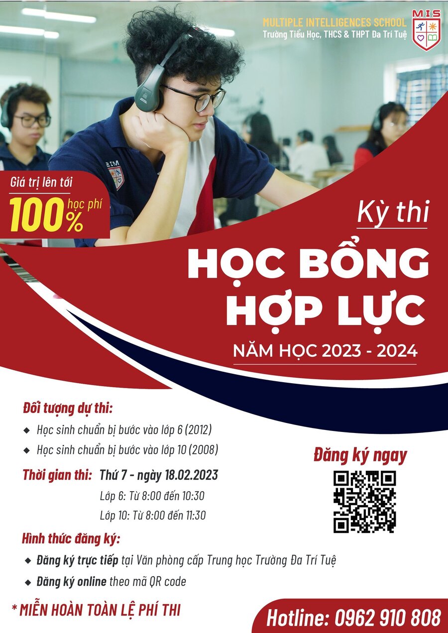 KỲ THI HỌC BỔNG HỢP LỰC NĂM HỌC 2023-2024