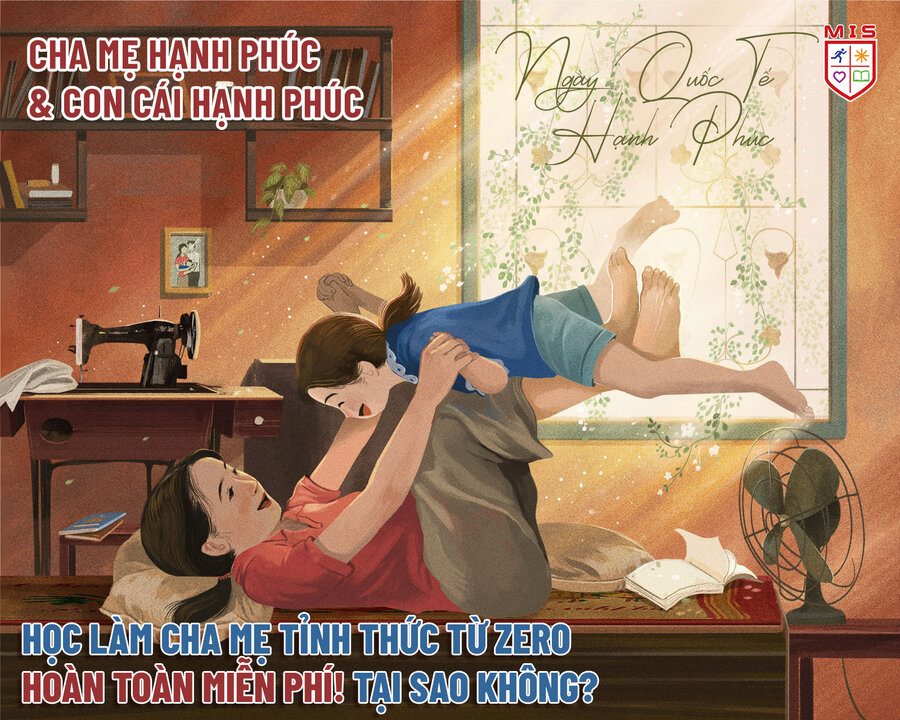 QUỐC TẾ HẠNH PHÚC – GIA ĐÌNH HẠNH PHÚC – KHOÁ HỌC MIỄN PHÍ DÀNH TẶNG BA MẸ