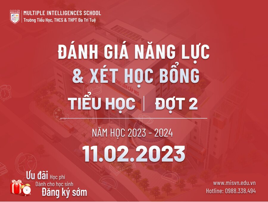 CHÍNH THỨC NHẬN ĐĂNG KÝ ĐỢT 2 – ĐÁNH GIÁ NĂNG LỰC ĐẦU VÀO & XÉT HỌC BỔNG – THỨ BẢY – 11.02.2023