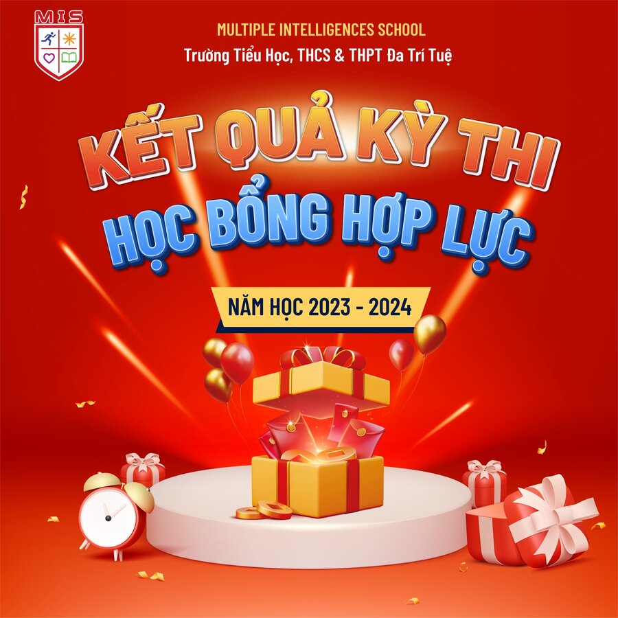 KẾT QUẢ KỲ THI HỌC BỔNG MIS – LẦN THỨ 9 | NĂM HỌC 2023-2024