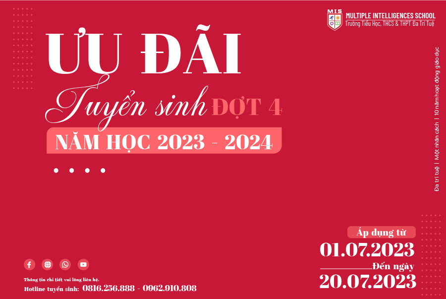 MIS ƯU ĐÃI TUYỂN SINH ĐỢT 4