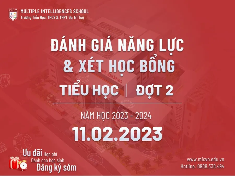 CHÍNH THỨC NHẬN ĐĂNG KÝ ĐỢT 2 – ĐÁNH GIÁ NĂNG LỰC ĐẦU VÀO & XÉT HỌC BỔNG – THỨ BẢY – 11.02.2023