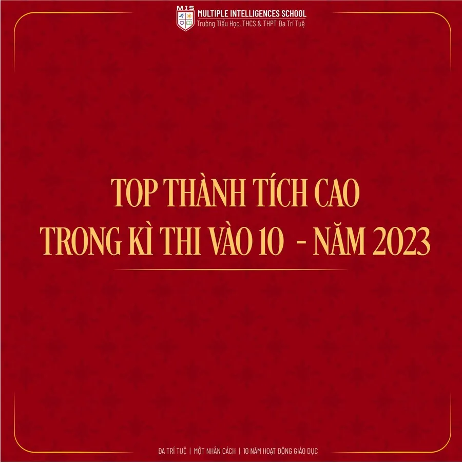 TOP 10 MISERS CÓ TỔNG ĐIỂM CAO NHẤT – TRONG KỲ THI VÀO LỚP 10 TP. HÀ NỘI – NĂM HỌC 2022 – 2023