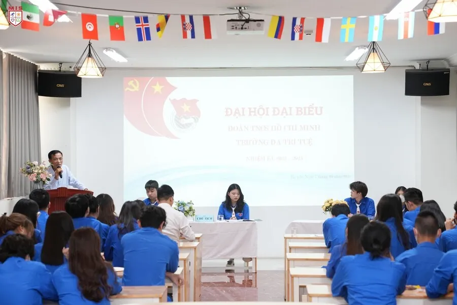BAN CHẤP HÀNH ĐOÀN TRƯỜNG PHỔ THÔNG LIÊN CẤP ĐA TRÍ TUỆ MIS – TỔ CHỨC THÀNH CÔNG ĐẠI HỘI LIÊN CHI ĐOÀN NHIỆM KỲ 2022 – 2023
