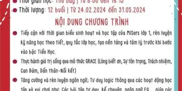 READY TO FLY 2024 SẴN SÀNG VÀO LỚP 1 CÙNG MIS