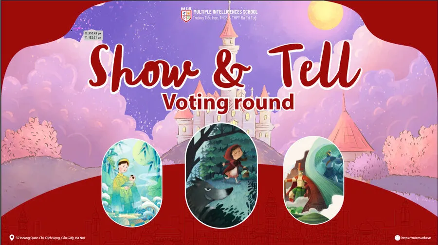 CUỘC THI KỂ CHUYỆN TIẾNG ANH SHOW & TELL – TÀI NĂNG NHÍ TỎA SÁNG!