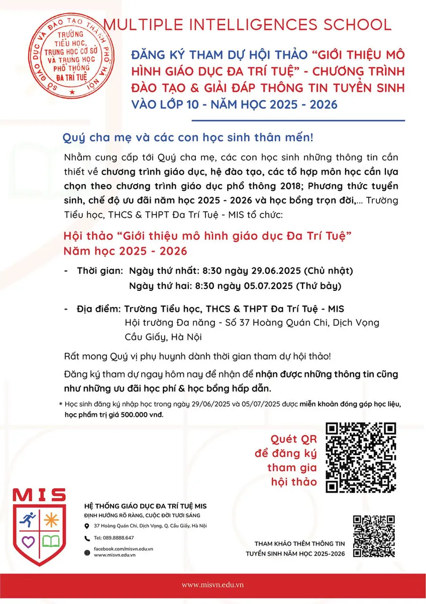 CHƯƠNG TRÌNH ĐÀO TẠO & GIẢI ĐÁP THÔNG TIN TUYỂN SINH
