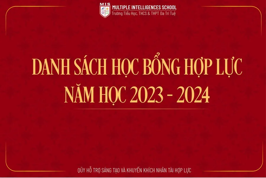 THÔNG BÁO KẾT QUẢ THI HỌC BỔNG HỢP LỰC LẦN THỨ 9 – ĐỢT 2 | NĂM HỌC 2023 – 2024