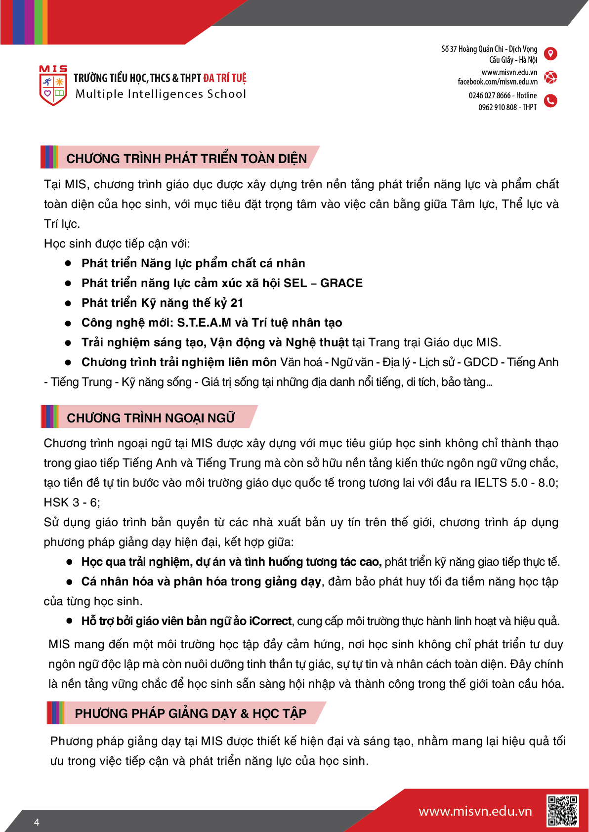 Thông tin tuyển sinh Trung học phổ thông năm học 2026-2027